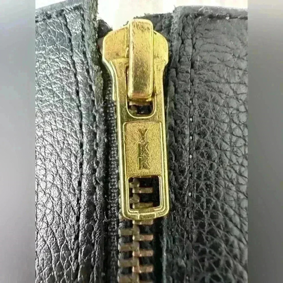 Kate Spade New York Bridgette Black Leather Heeled Ankle Booties Size 9M - Picture 12 of 14